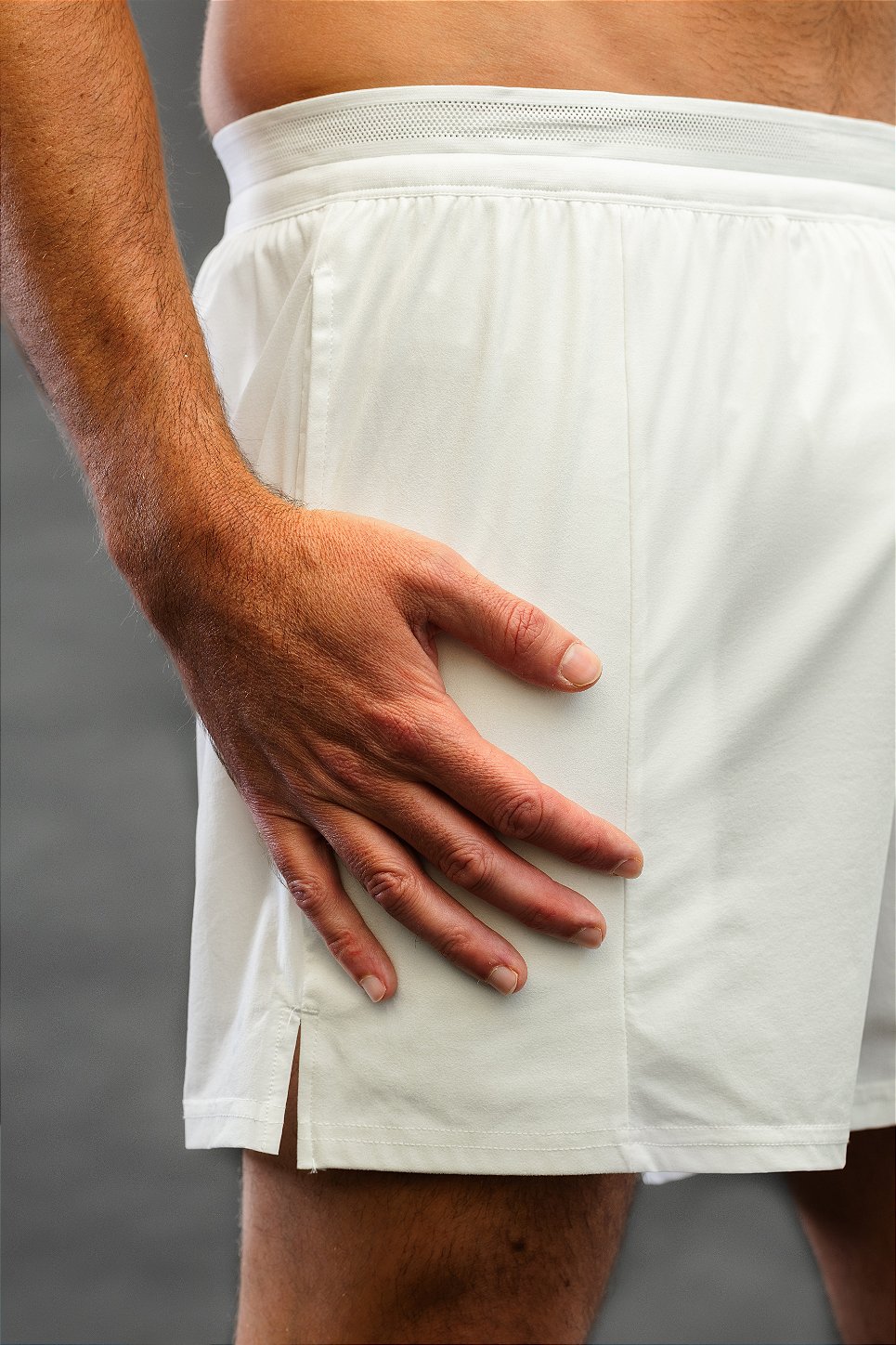 Short QuickDry Clássico Branco - para Destro