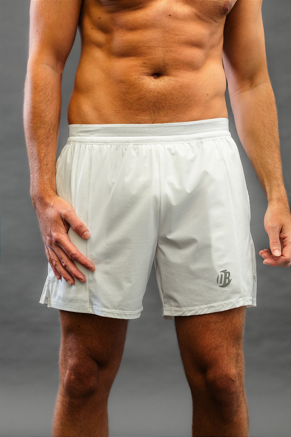 Short QuickDry Clássico Branco - para Destro