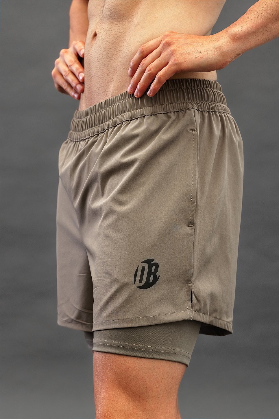Short QuickDry Advance Coffee - Destro