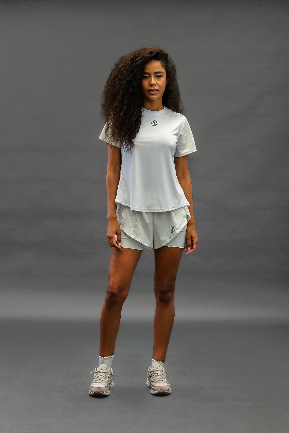 Camiseta Dryplay Feminina Clássica Branca