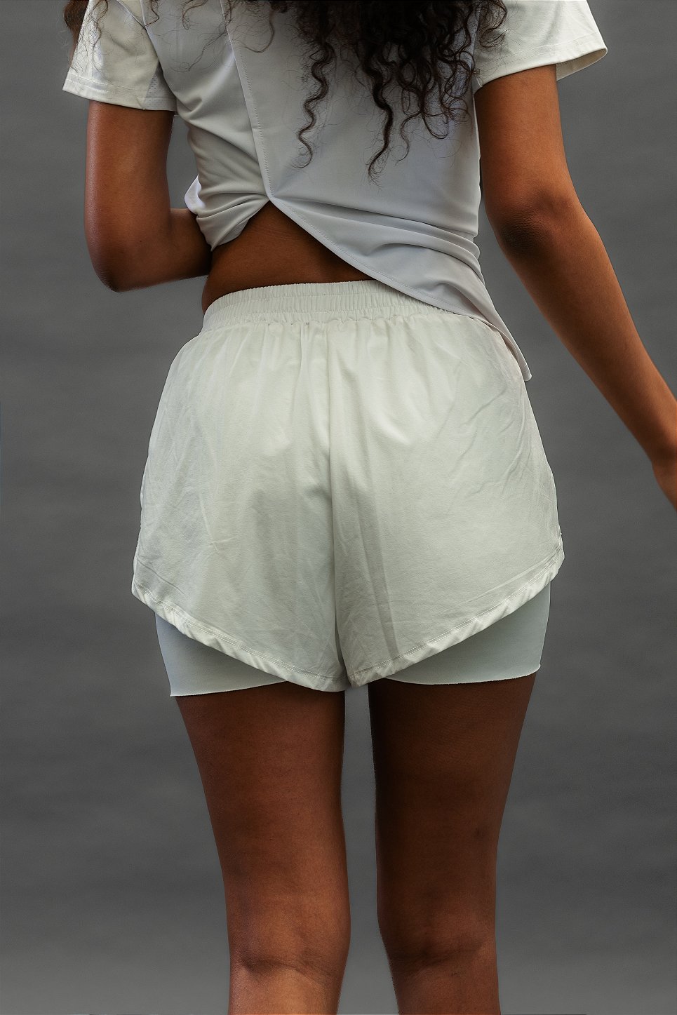 Short Quickdry Clássico Branco Feminino