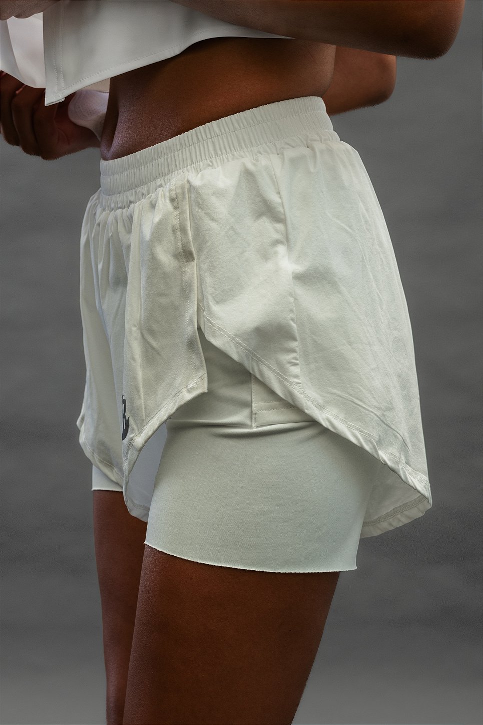 Short Quickdry Clássico Branco Feminino