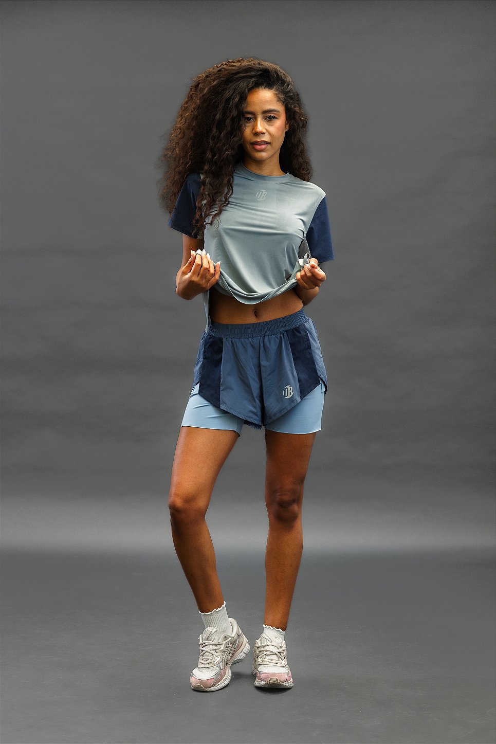 Short Quickdry Clássico Navy Feminino