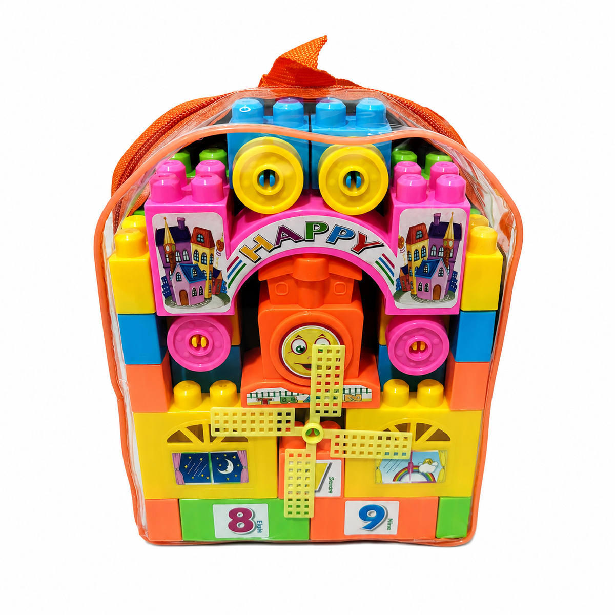 Mochila com Blocos de Montar