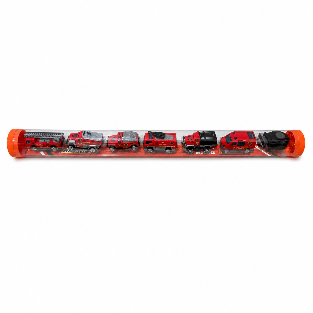 Kit Veículos de Bombeiros no Tubo