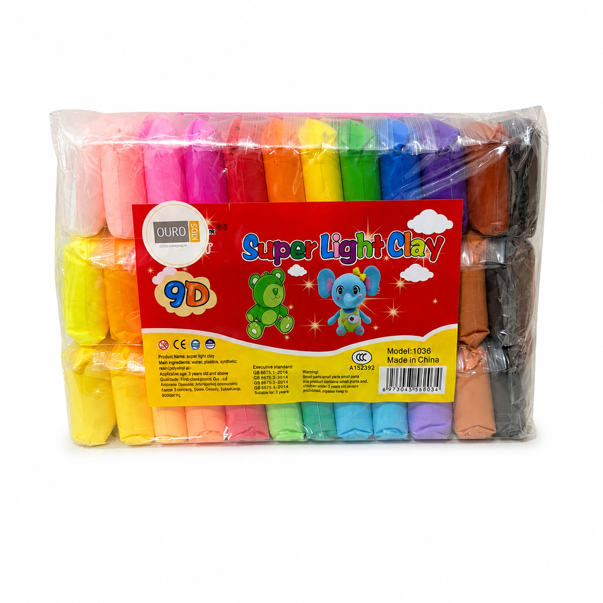 Kit Massa Superleve Super Light Clay