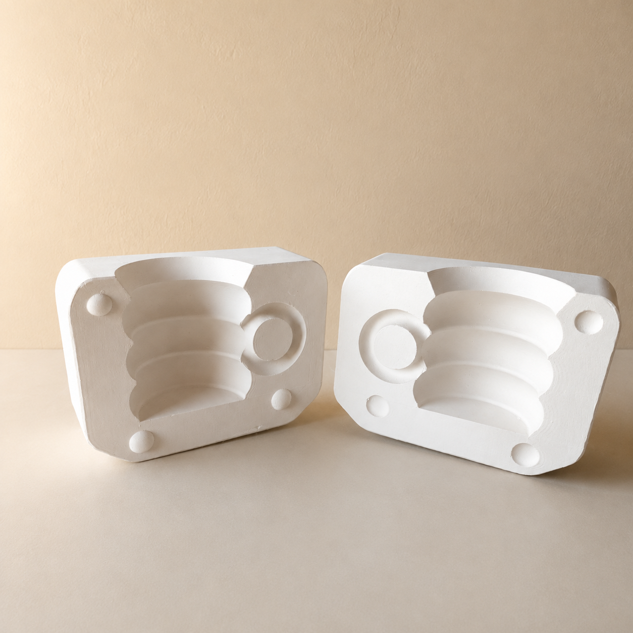 Molde caneca Ondulada
