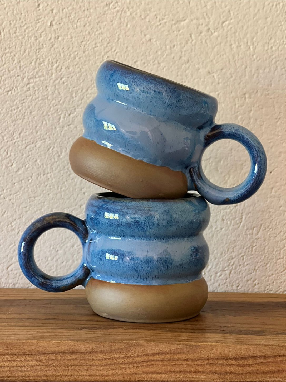 Molde caneca Ondulada