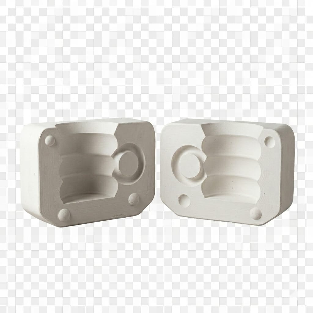 molde caneca ondulada