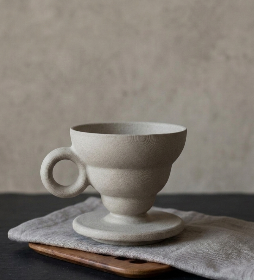 molde passador de cafe
