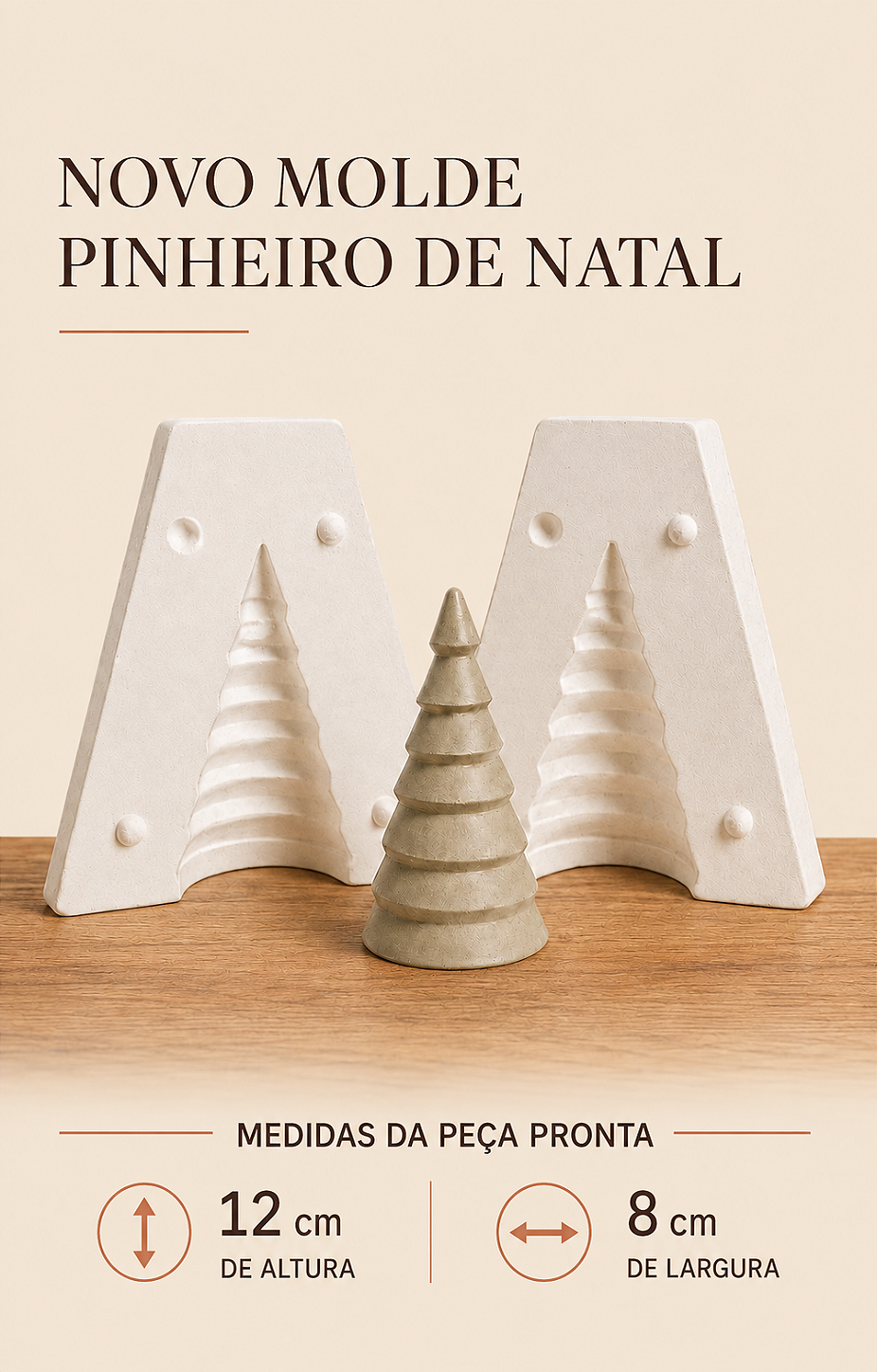 🌲 Molde Pinheiro de Natal