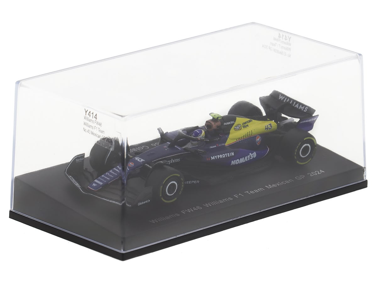 Fórmula 1 Williams FW46 Williams F1 Team GP México Franco Colapinto 2024 1:64 Spark