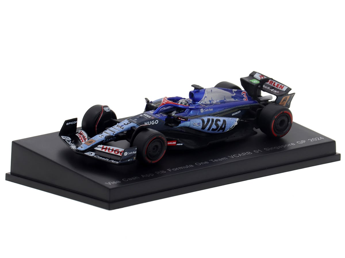 Fórmula 1 Visa Cash App RB F1 Team VCARB 01 Singapore GP Last Race Daniel Ricciardo 2024 1:64 Spark