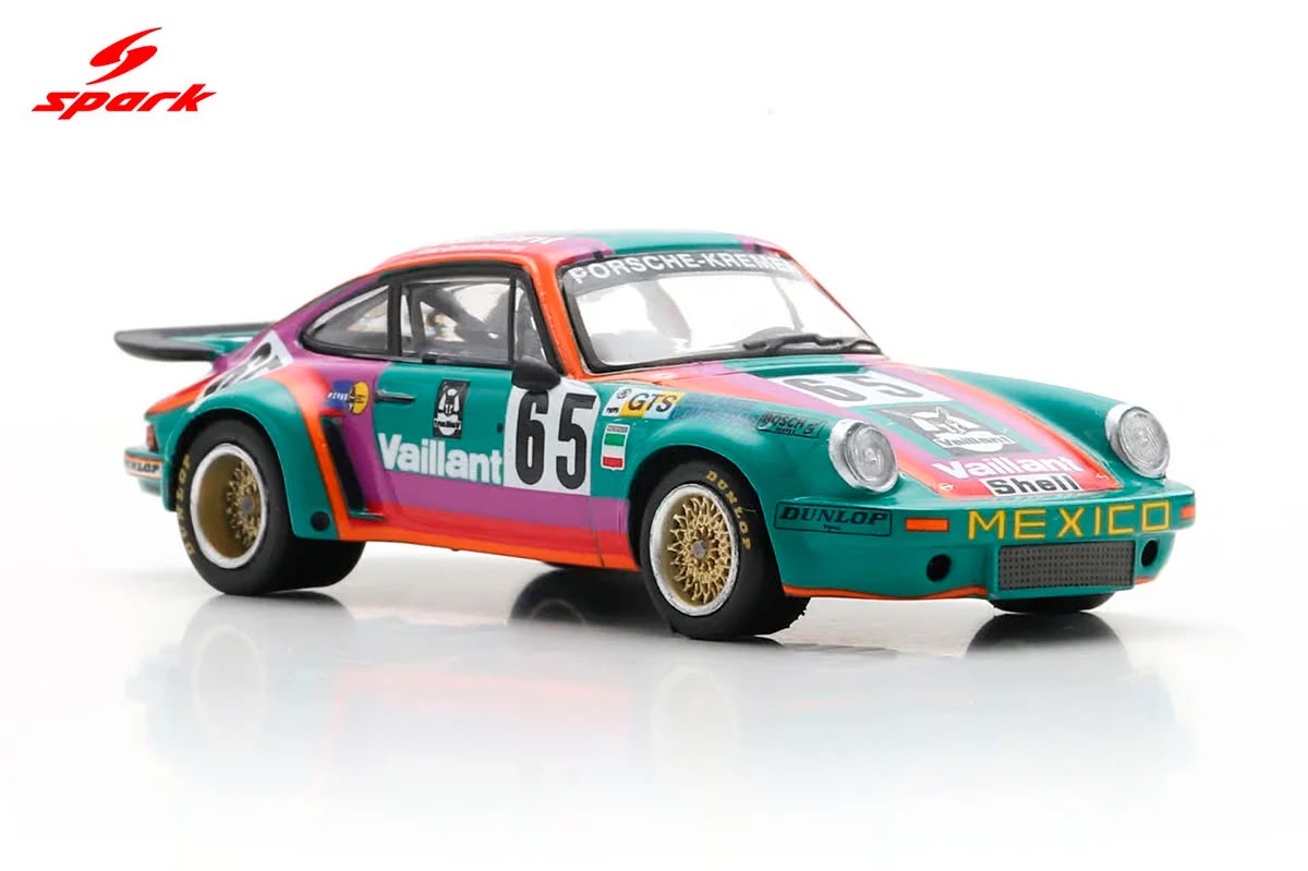 Porsche 911 Carrera RSR 3.0 No.65 24Hs Le Mans 1975 1:64 Spark