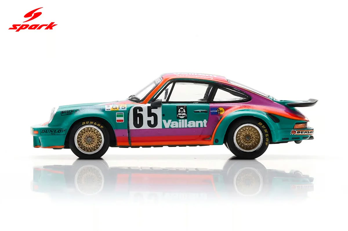 Porsche 911 Carrera RSR 3.0 No.65 24Hs Le Mans 1975 1:64 Spark