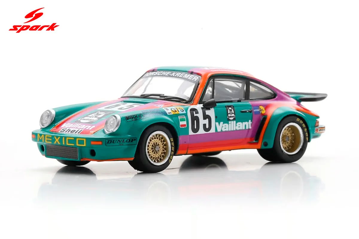 Porsche 911 Carrera RSR 3.0 No.65 24Hs Le Mans 1975 1:64 Spark