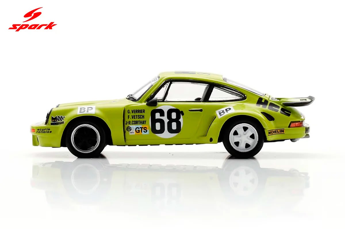 Porsche 911 Carrera RSR 3.0 No.68 24Hs Le Mans 1975 1:64 Spark
