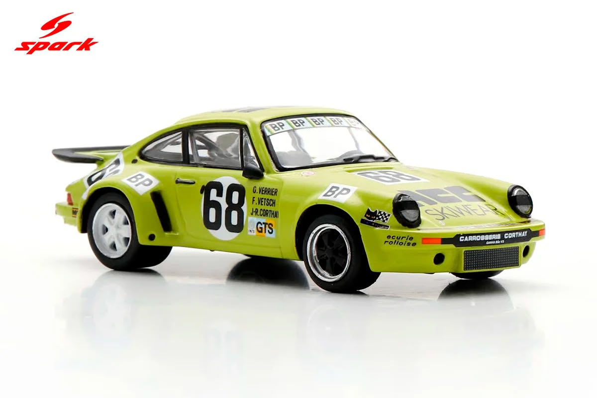 Porsche 911 Carrera RSR 3.0 No.68 24Hs Le Mans 1975 1:64 Spark