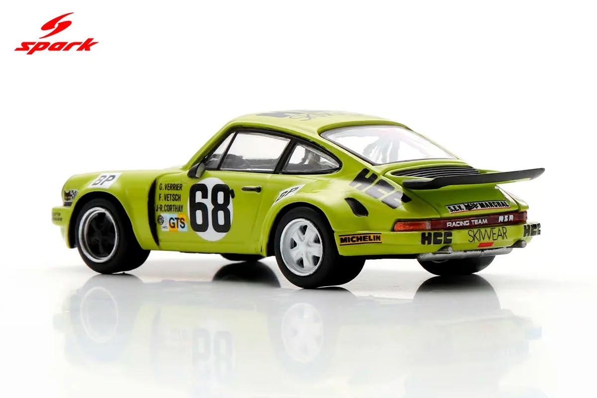 Porsche 911 Carrera RSR 3.0 No.68 24Hs Le Mans 1975 1:64 Spark