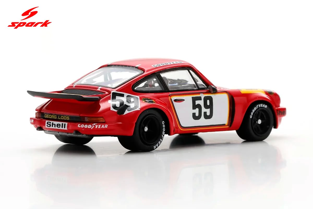 Porsche 911 Carrera RSR 3.0 No.59 24Hs Le Mans 1975 1:64 Spark