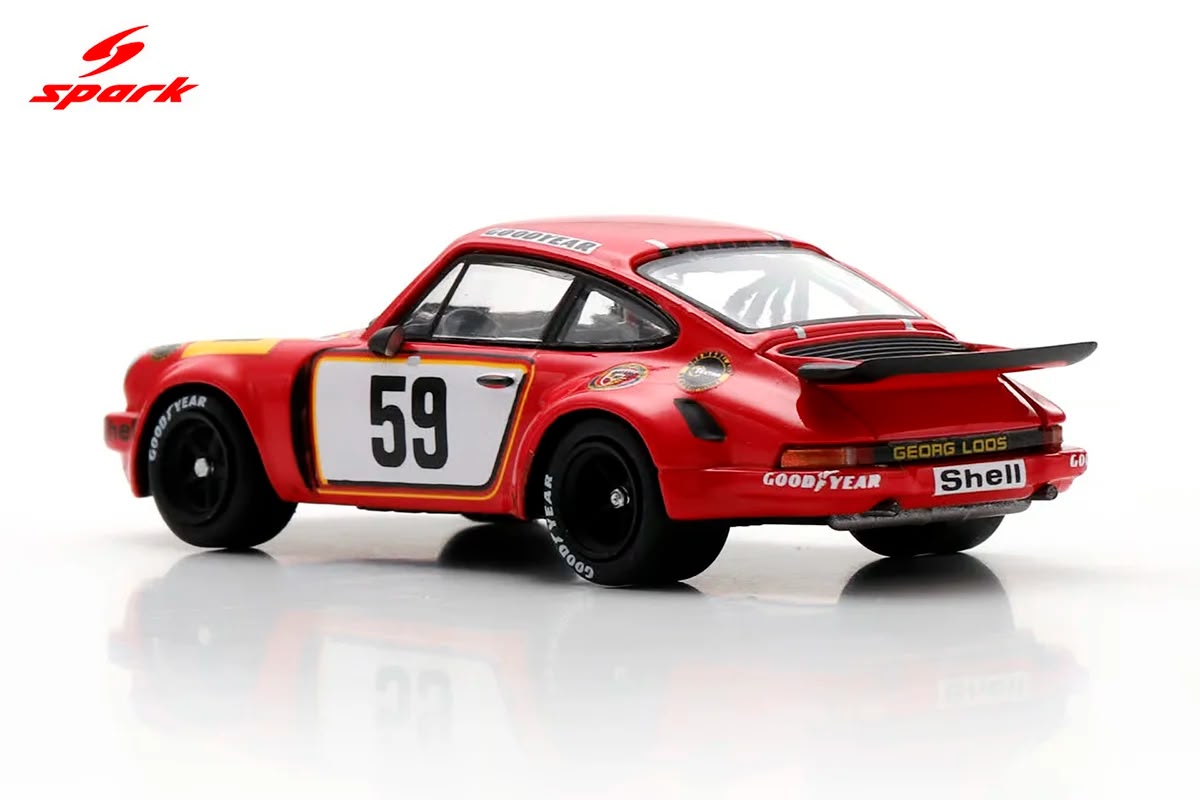 Porsche 911 Carrera RSR 3.0 No.59 24Hs Le Mans 1975 1:64 Spark