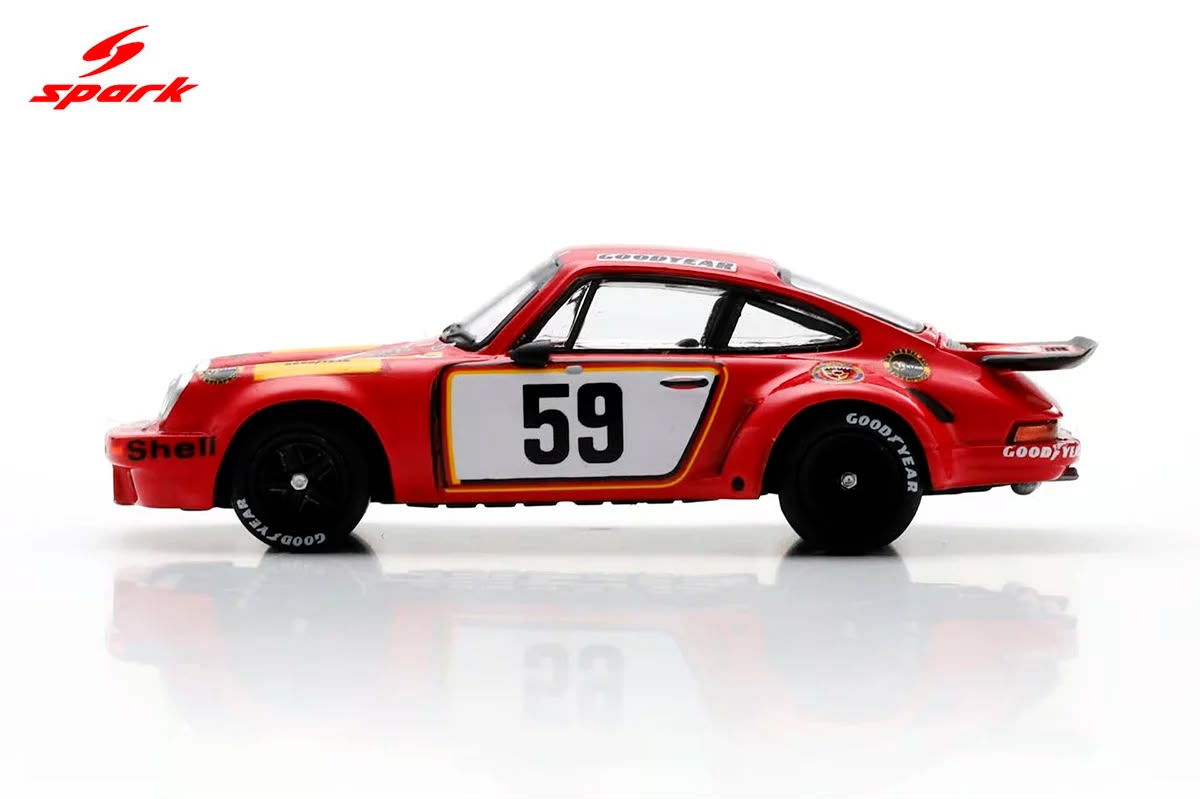 Porsche 911 Carrera RSR 3.0 No.59 24Hs Le Mans 1975 1:64 Spark