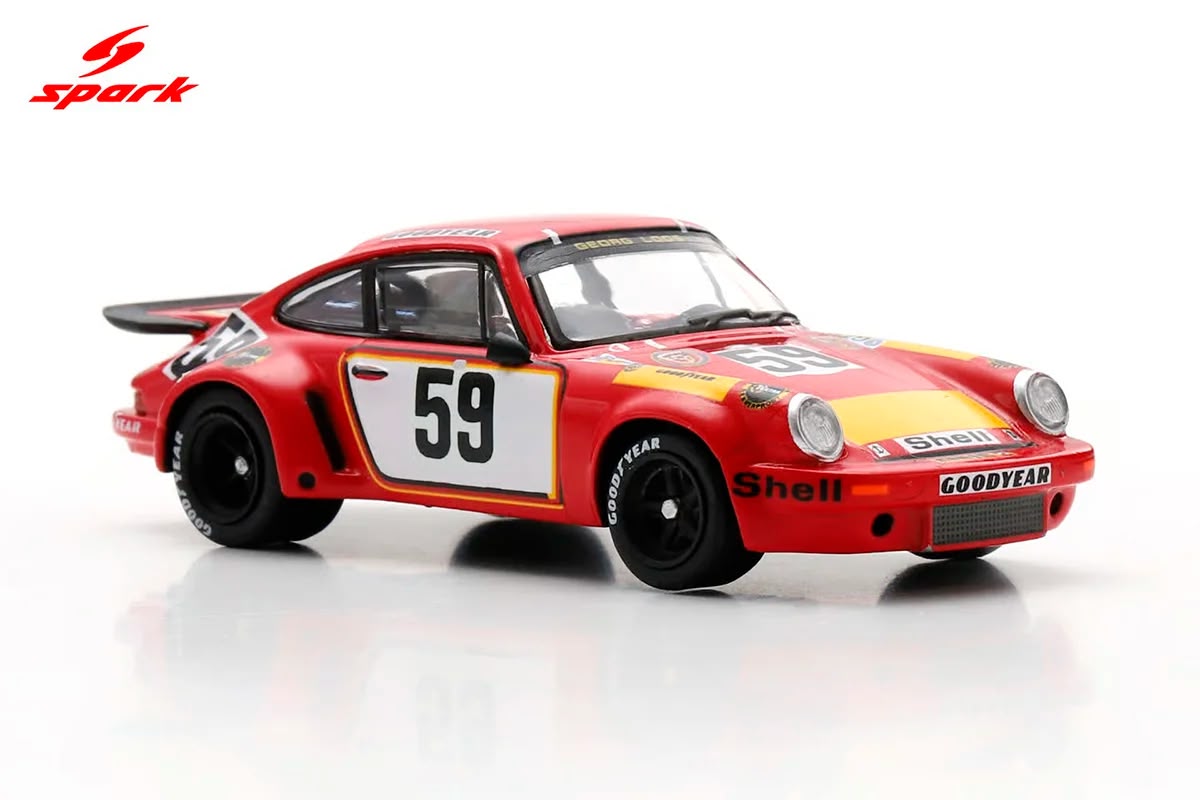 Porsche 911 Carrera RSR 3.0 No.59 24Hs Le Mans 1975 1:64 Spark