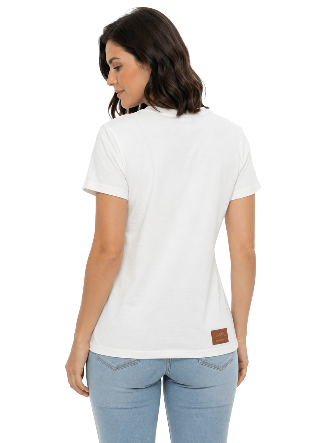 T-Shirt Regular Feminina Estanciero Gato Cowboy