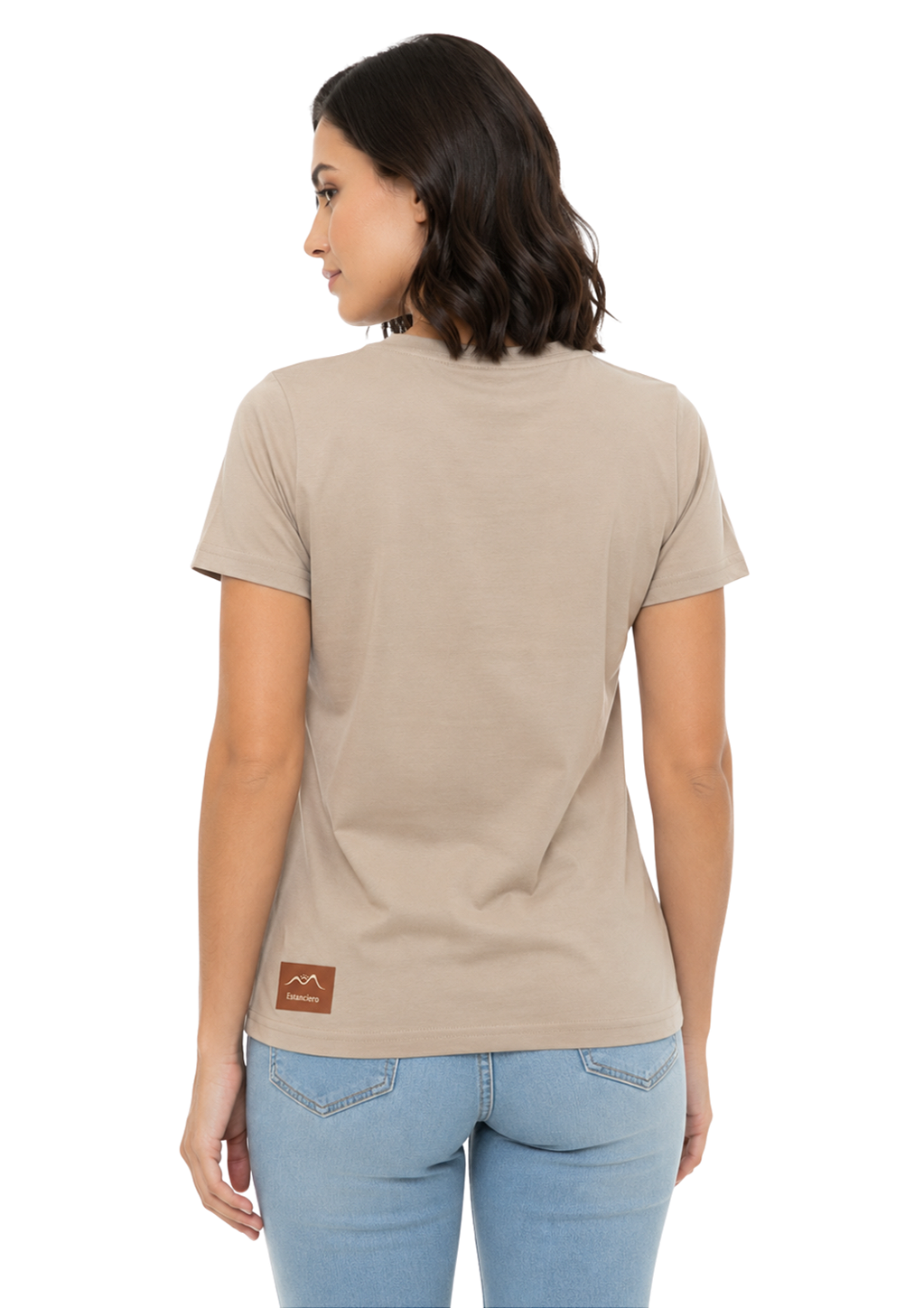 T-Shirt Baby Look Feminina Égua E Potro Estanciero