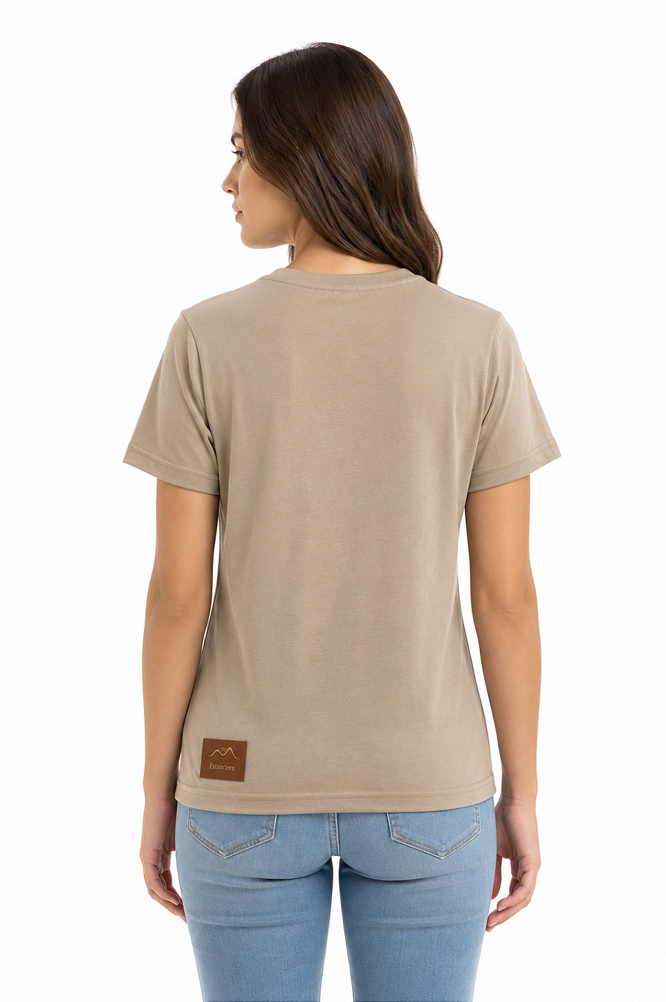 T-Shirt Baby Look Juvenil Cavalo Com Brilho