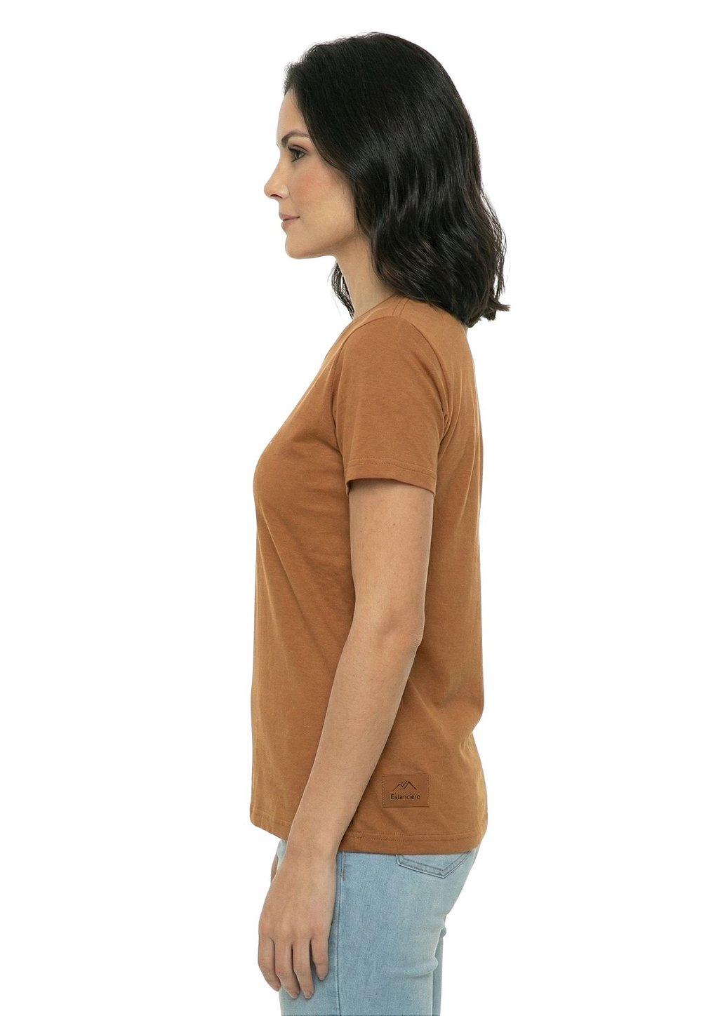 T-Shirt Regular Feminina Guria Na Paisagem