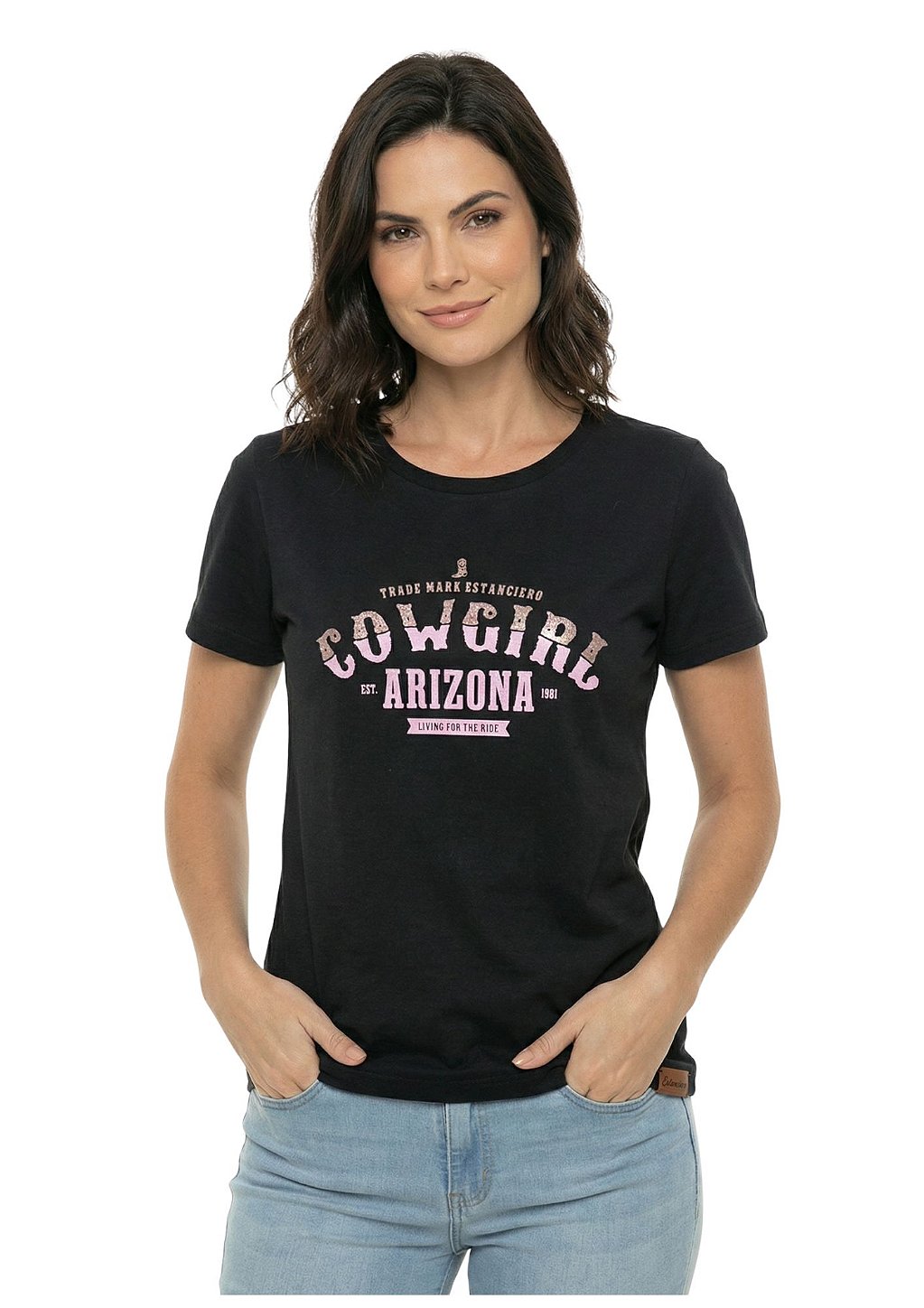 T-Shirt Regular Feminina Estanciero Cowgirl Arizona