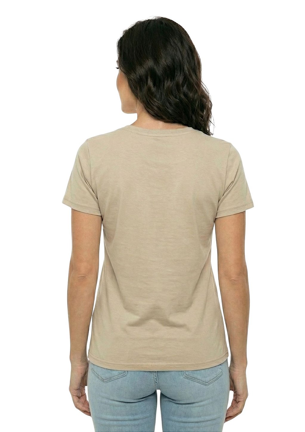 T-Shirt Baby Look Feminina Estanciero Menina Com Novilha