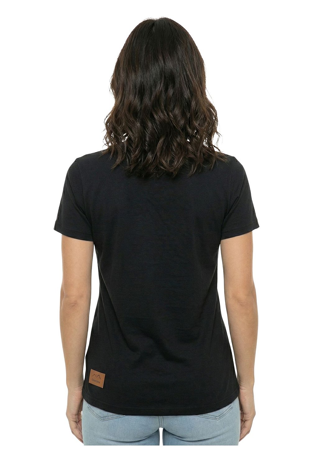 T-Shirt Regular Feminina Estanciero Chapéu Strass