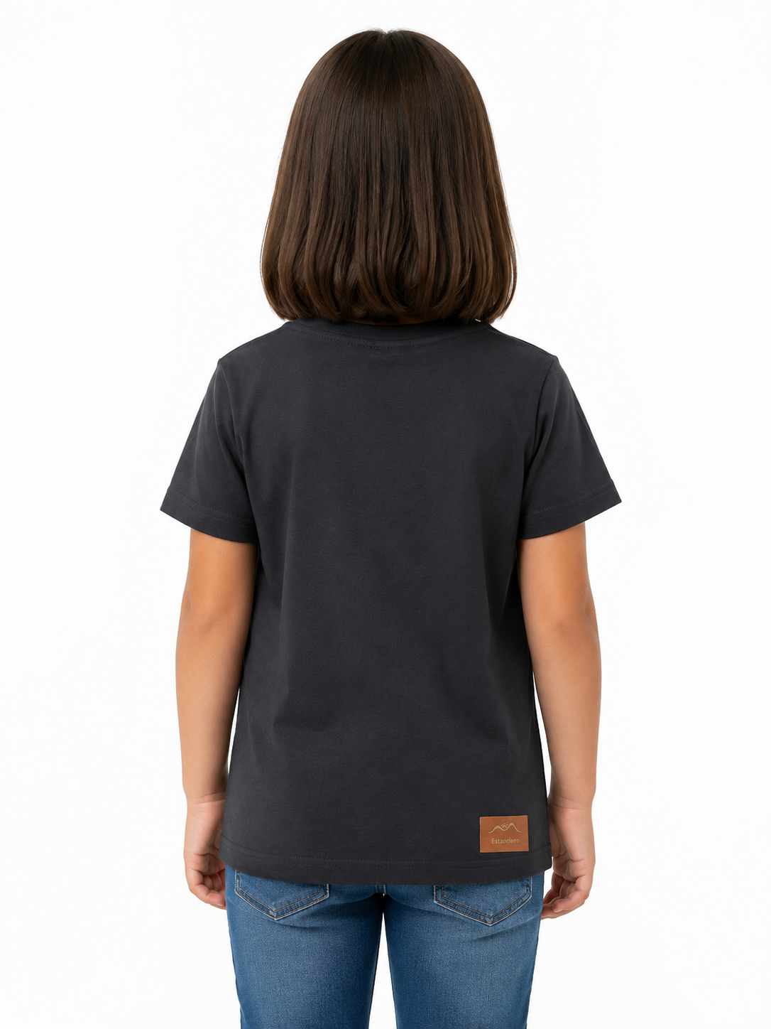 T-Shirt Baby Look Infantil Feminina Estanciero Horse Foil