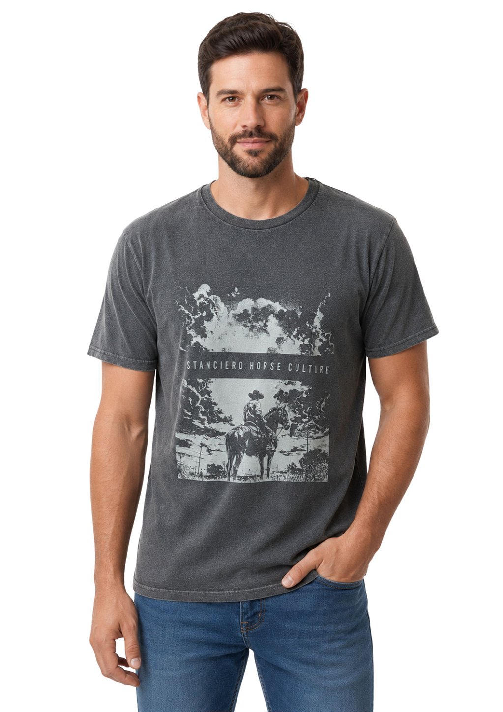 Camiseta Masculina Estanciero Horse Culture