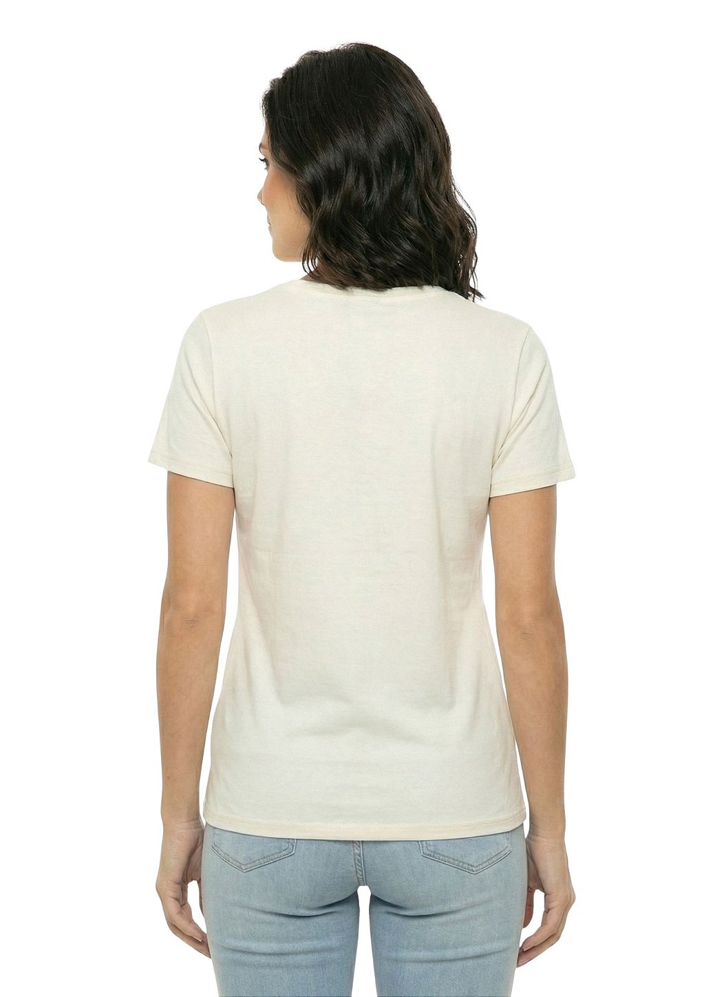 T-Shirt Baby Look Feminina Estanciero Nem Delicada Nem Bruta