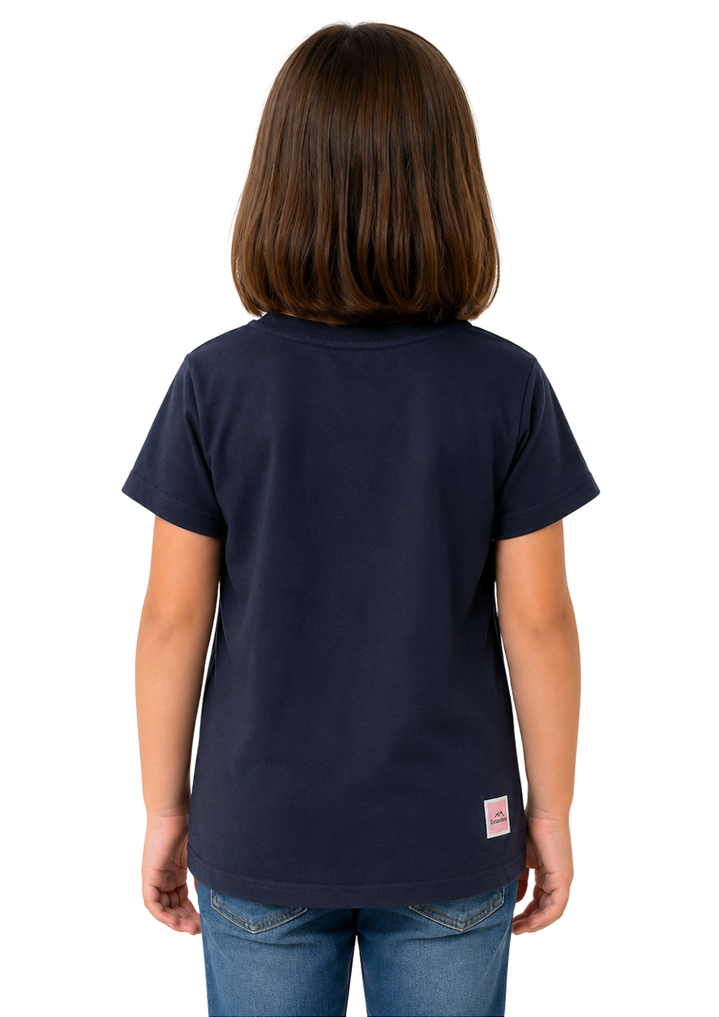 T-Shirt Infantil Baby Look Feminina Estanciero Cavalo Multicores