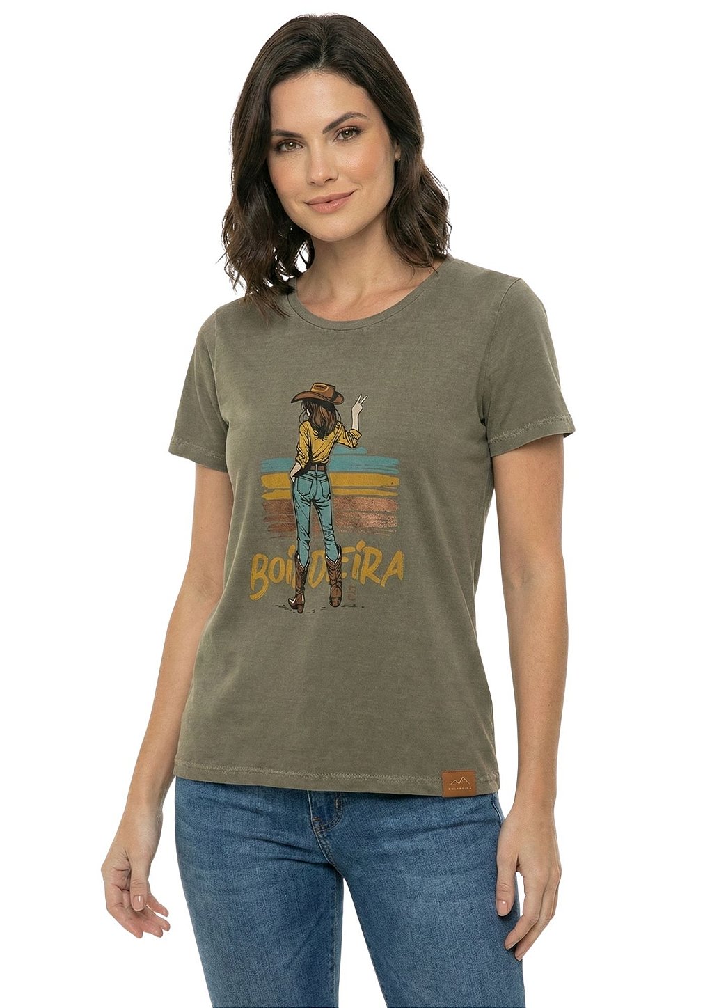 Shirt Feminina Estanciera Boiadeira