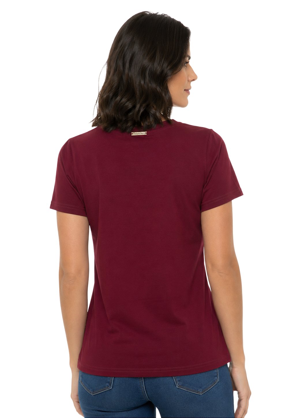 Shirt Feminina Decote Redondo Estanciera