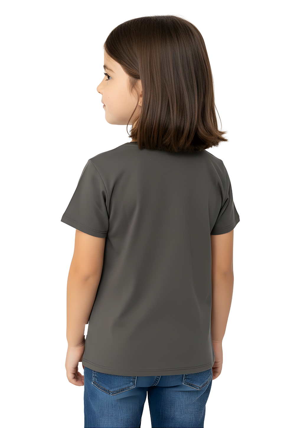 Shirt Infantil Feminina Estanciera Vaquinha com Lacinho