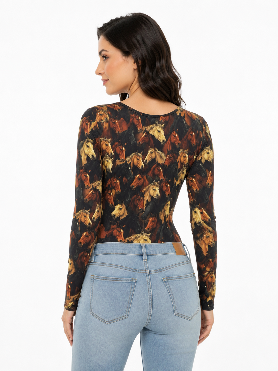Body Feminino Manga Longa Proteção UV50+ Elastano