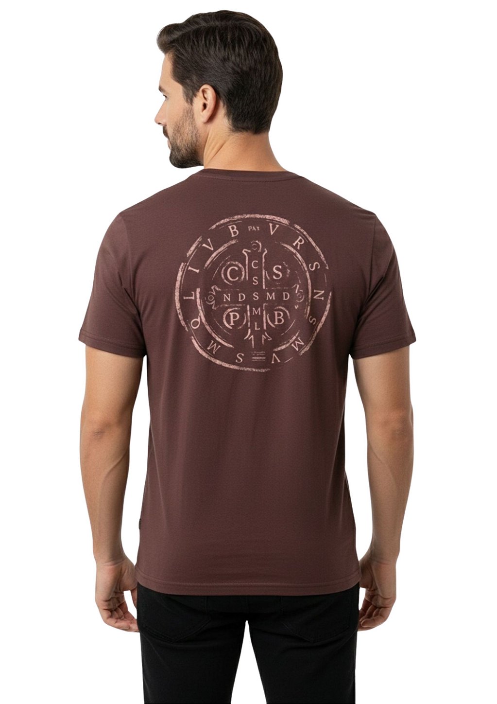 Camiseta Masculina Estanciero Medalha de São Bento