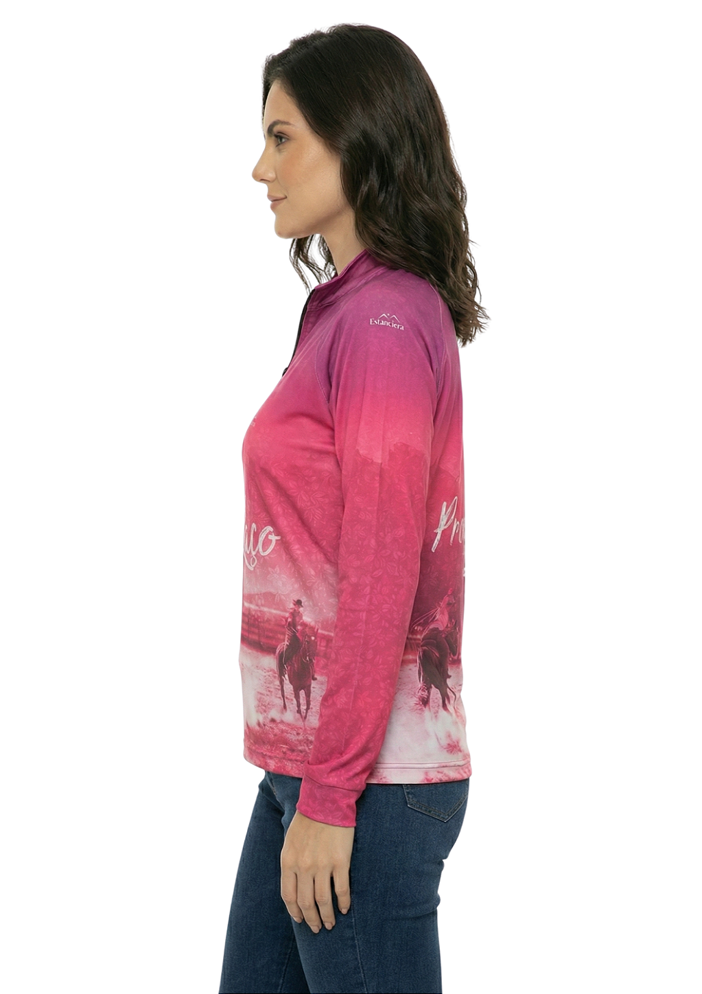 Camisa Manga Longa Estampada Proteção UV Estanciero V9
