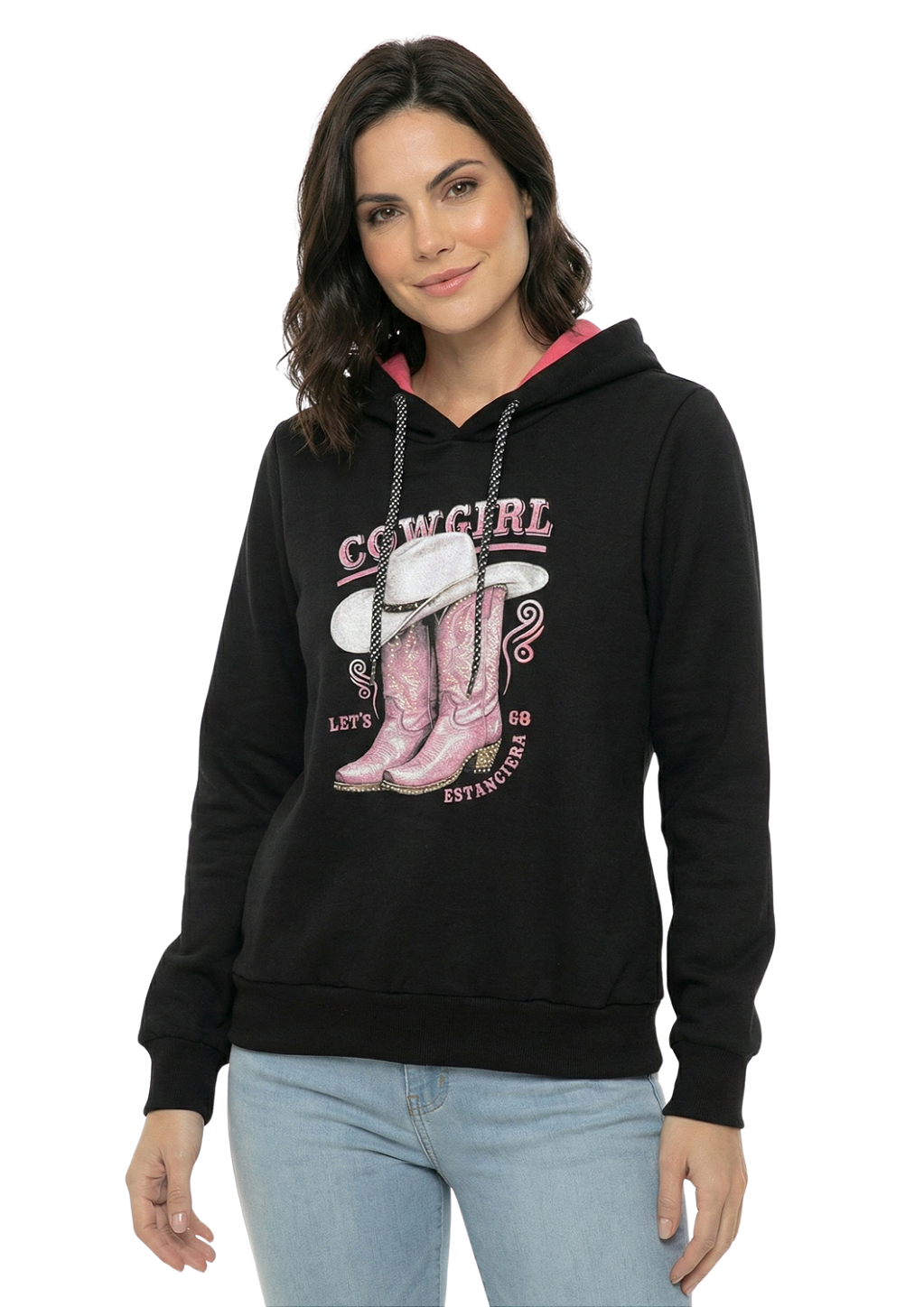 Moletom Feminino Estanciero Let’s Go Cowgirl