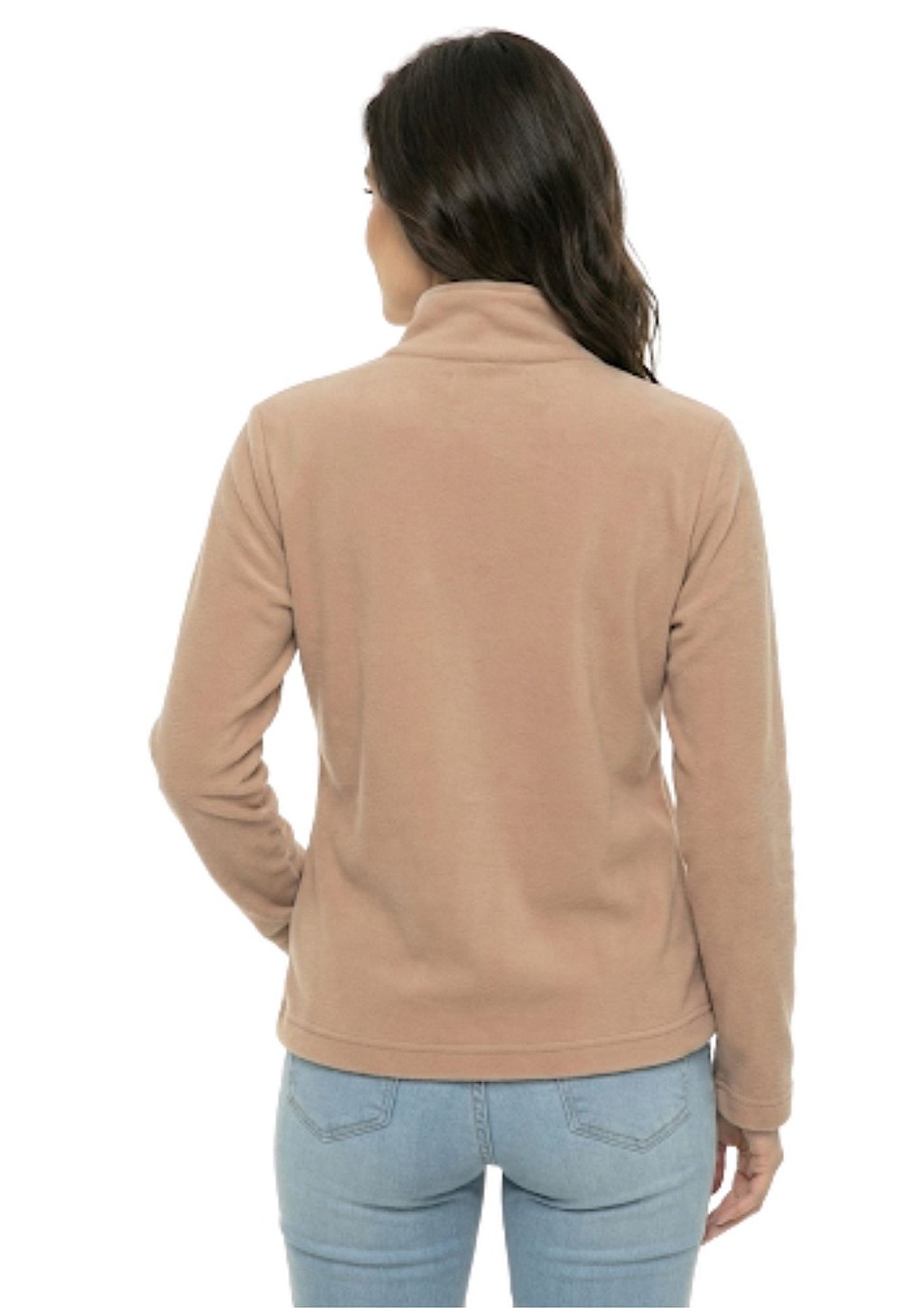 Blusa Microsoft Fleece Feminina Meio Zíper Estanciero