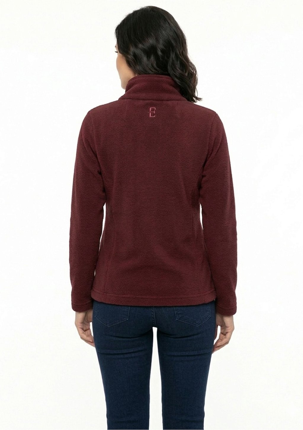 Blusa Microsoft Fleece Feminina Meio Zíper Estanciero