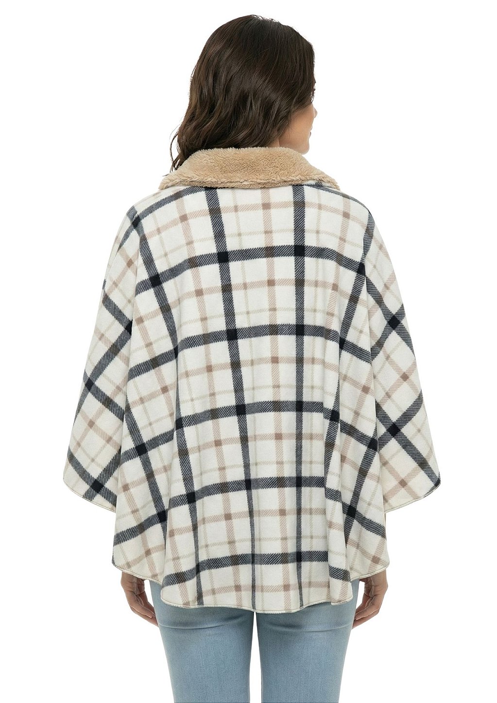 Poncho Pala Sherpa Feminina Estanciero