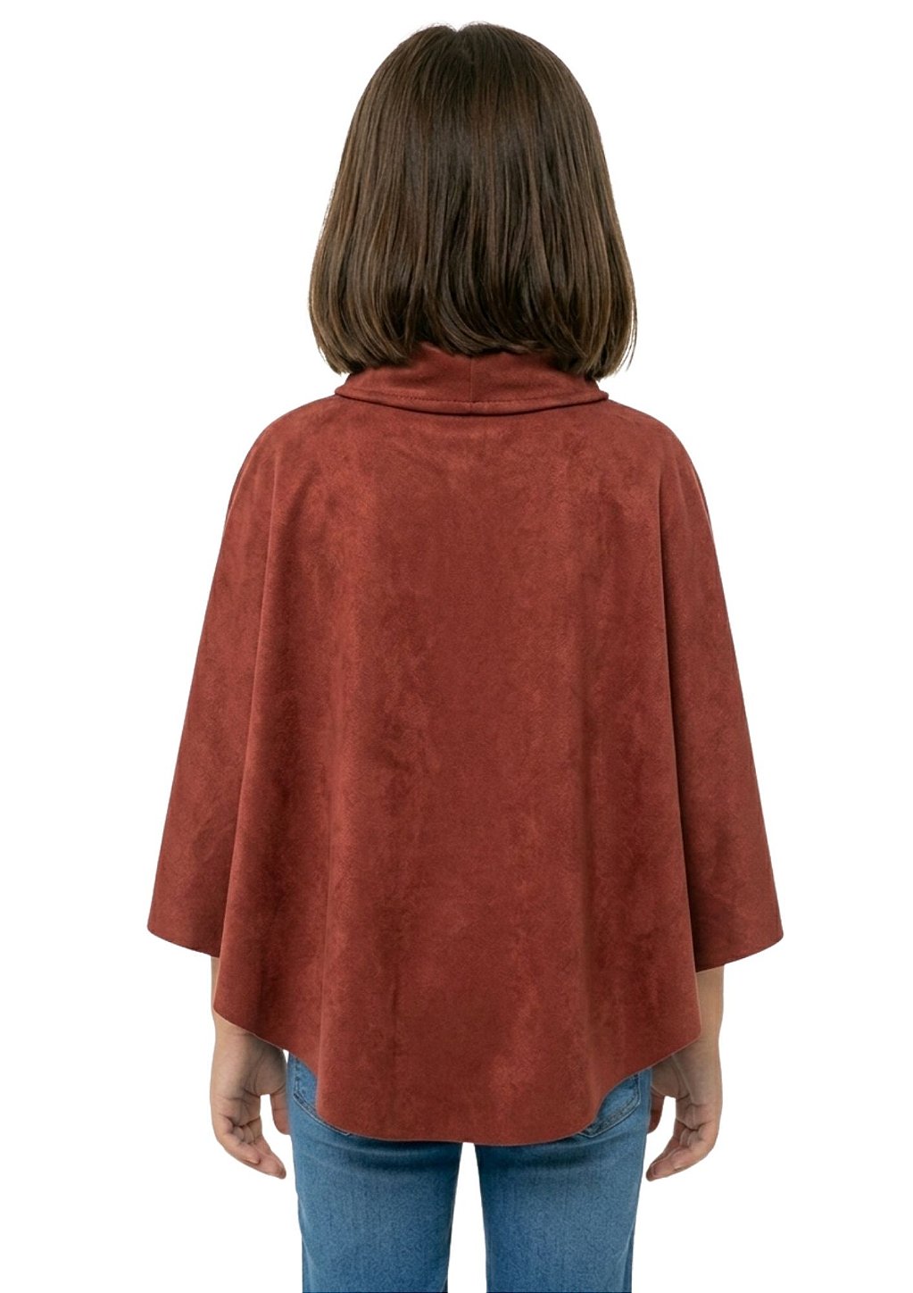 Poncho Pala Feminino Estanciero Suede