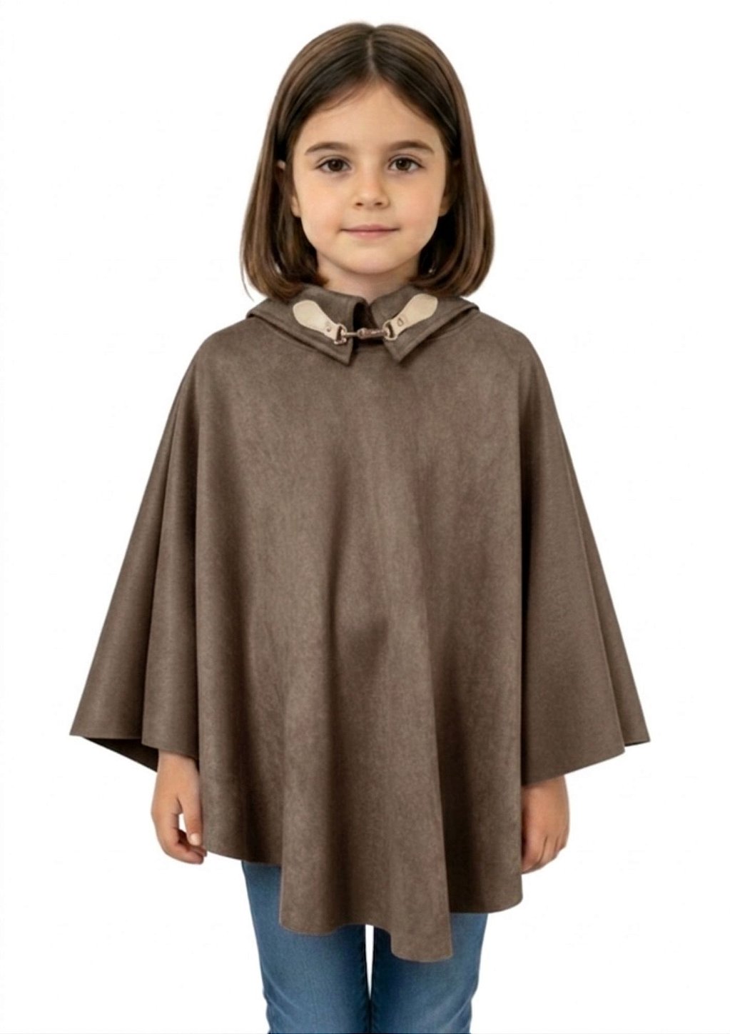 Poncho Pala Feminino Estanciero Suede